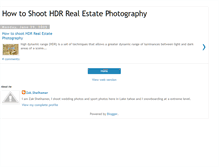 Tablet Screenshot of hdrrealestatephotography.blogspot.com