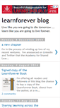 Mobile Screenshot of learnforeverblog.blogspot.com