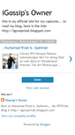Mobile Screenshot of igossipowner.blogspot.com
