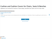 Tablet Screenshot of designercushions.blogspot.com