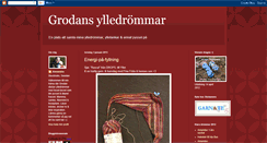 Desktop Screenshot of grodanstickar.blogspot.com