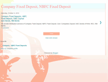 Tablet Screenshot of companyfixeddepositnbfcfixeddeposit.blogspot.com