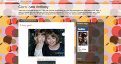 Desktop Screenshot of ciaralynnanthony.blogspot.com