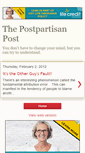 Mobile Screenshot of postpartisanpost.blogspot.com