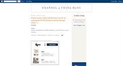 Desktop Screenshot of channel4chinablog.blogspot.com