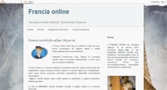 Desktop Screenshot of onlinefrancia.blogspot.com