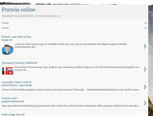 Tablet Screenshot of onlinefrancia.blogspot.com