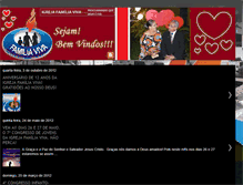 Tablet Screenshot of ministeriofamiliaviva.blogspot.com