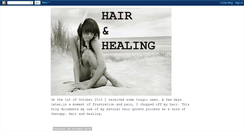Desktop Screenshot of hairandhealing.blogspot.com
