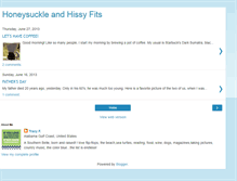Tablet Screenshot of honeysuckleandhissyfits.blogspot.com