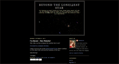Desktop Screenshot of beyond-the-loneliest-star.blogspot.com
