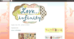 Desktop Screenshot of loveinfinity.blogspot.com