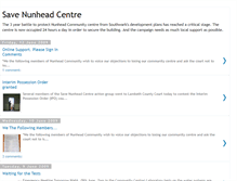 Tablet Screenshot of nunheadcentre.blogspot.com