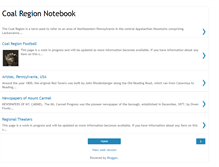 Tablet Screenshot of coalregionnotebook.blogspot.com