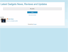 Tablet Screenshot of latest-gadgets-news-uk.blogspot.com