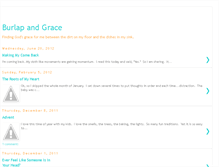 Tablet Screenshot of burlapandgrace.blogspot.com