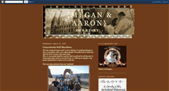 Desktop Screenshot of meganandaaron.blogspot.com