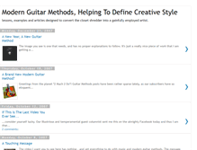 Tablet Screenshot of guitarmethods.blogspot.com