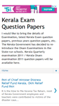 Mobile Screenshot of keralaexamquestions.blogspot.com