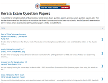 Tablet Screenshot of keralaexamquestions.blogspot.com