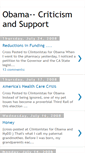 Mobile Screenshot of obamacriticismsupport.blogspot.com
