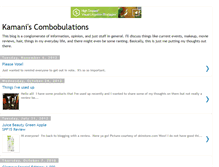 Tablet Screenshot of kamaniscombobulations.blogspot.com