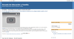 Desktop Screenshot of escueladefamilia.blogspot.com