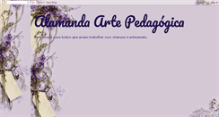 Desktop Screenshot of alamandaartepedagogica.blogspot.com