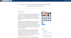 Desktop Screenshot of malawiproject2009.blogspot.com