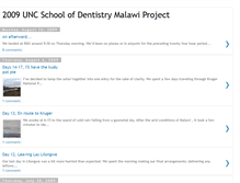 Tablet Screenshot of malawiproject2009.blogspot.com