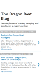 Mobile Screenshot of dragon-boat.blogspot.com
