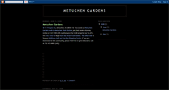 Desktop Screenshot of metuchengardens.blogspot.com