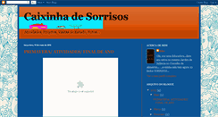 Desktop Screenshot of caixinhadesorrisos.blogspot.com