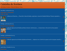 Tablet Screenshot of caixinhadesorrisos.blogspot.com