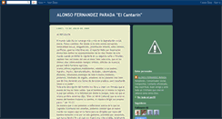 Desktop Screenshot of alonsofernandez-elcantarin.blogspot.com