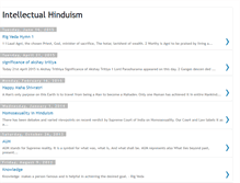 Tablet Screenshot of intellectualhinduism.blogspot.com