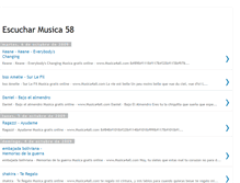 Tablet Screenshot of escucharmusica-58.blogspot.com