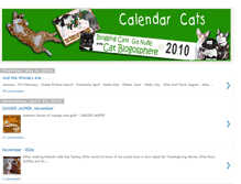 Tablet Screenshot of calendarcats.blogspot.com