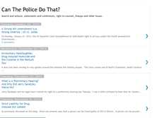 Tablet Screenshot of canthepolicedothat.blogspot.com