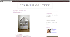 Desktop Screenshot of christineshjemoglykke.blogspot.com