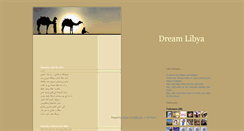 Desktop Screenshot of dreamlibya.blogspot.com