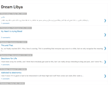 Tablet Screenshot of dreamlibya.blogspot.com