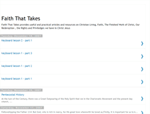 Tablet Screenshot of faiththattakes.blogspot.com