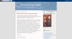 Desktop Screenshot of parroquia-san-isidro.blogspot.com