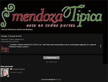 Tablet Screenshot of mendozatipica.blogspot.com