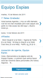 Mobile Screenshot of equipo-espias.blogspot.com