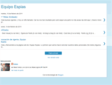 Tablet Screenshot of equipo-espias.blogspot.com