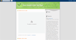 Desktop Screenshot of davegoodinsdiettips.blogspot.com