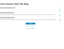 Tablet Screenshot of davegoodinsdiettips.blogspot.com