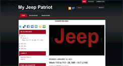 Desktop Screenshot of jeeppatriotreview.blogspot.com